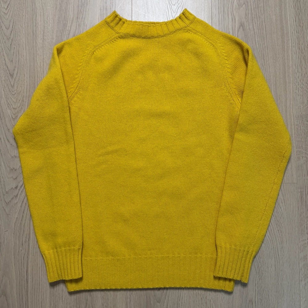 Celine Bright Yellow Crewneck Sweater